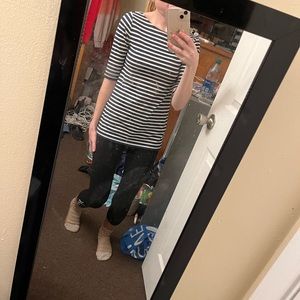 Old navy half-sleeve shirt with dipped back